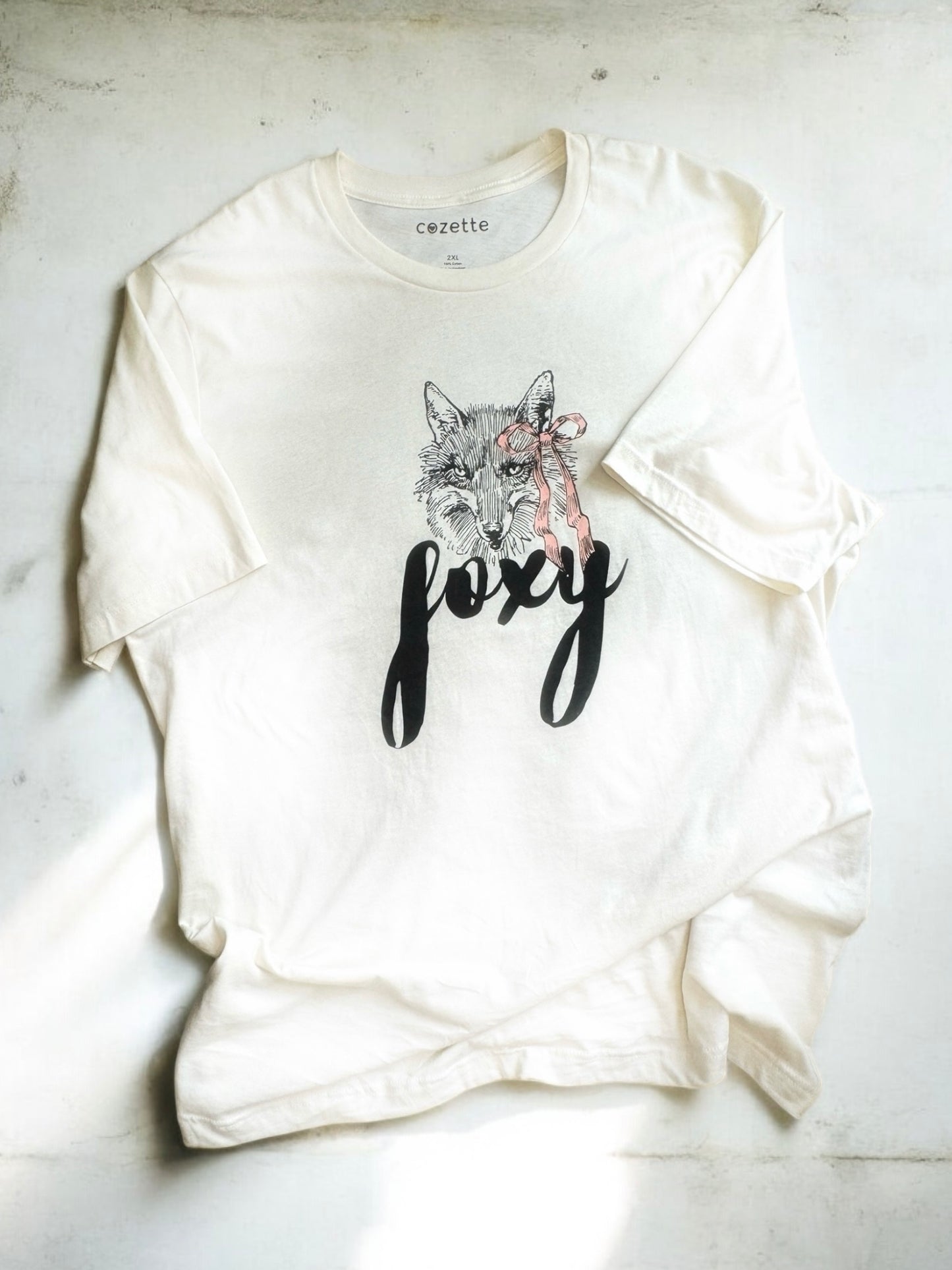 Foxy Oversized Graphic Tee