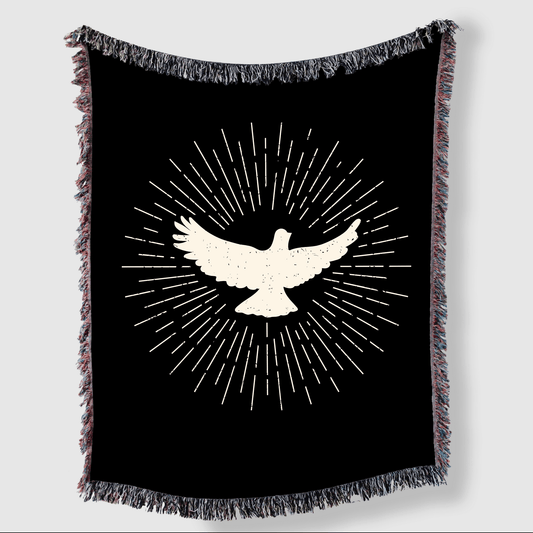 Peaceful Dove Woven Blanket