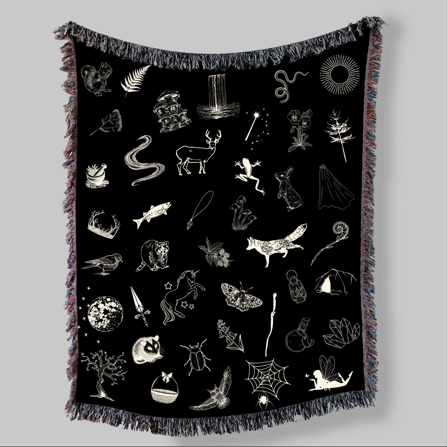 Enchanted Forest Woven Blanket