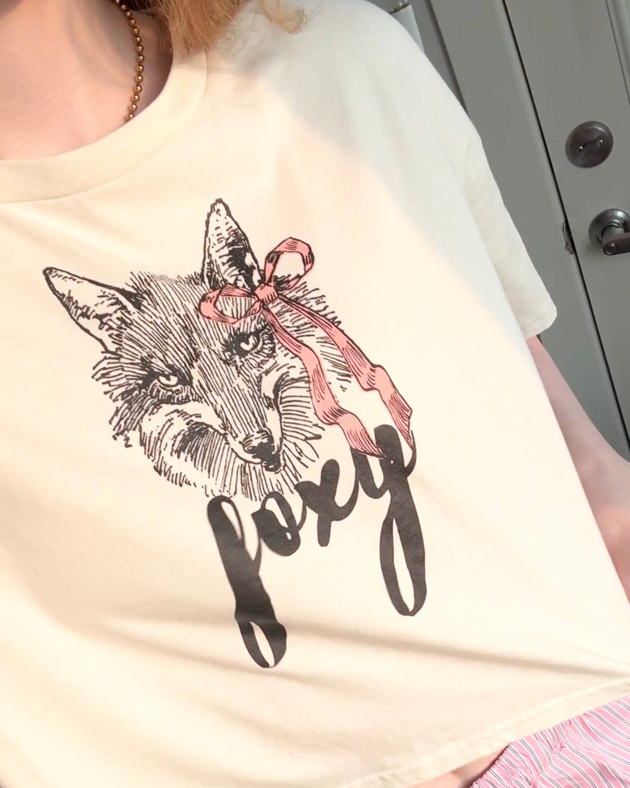 Foxy Cropped Tee